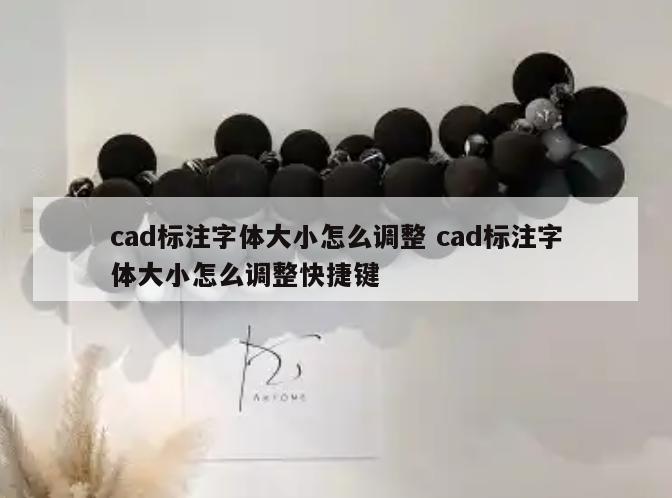 cad标注字体大小怎么调整 cad标注字体大小怎么调整快捷键